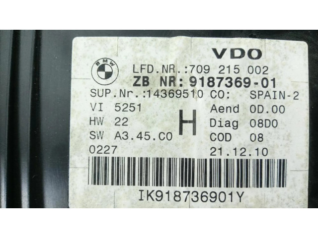 Přístrojová deska BMW X1 E84 2011 918736901