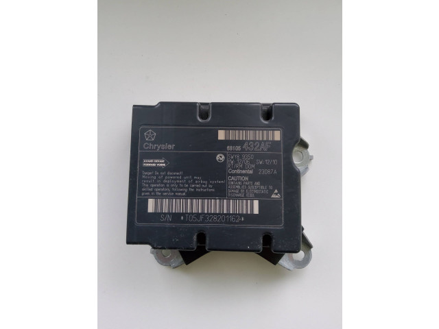 Блок подушек безопасности 68105432AF, 5WY89350   Chrysler Town & Country V