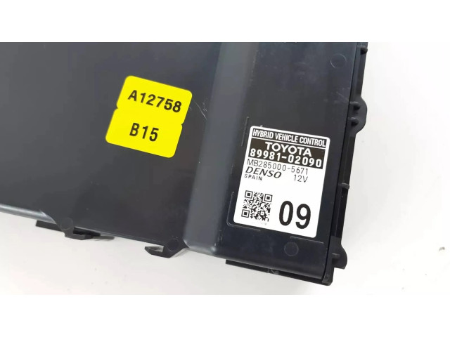 Řídící jednotka 89981-02090, 8998102090 Toyota Auris E210 2020