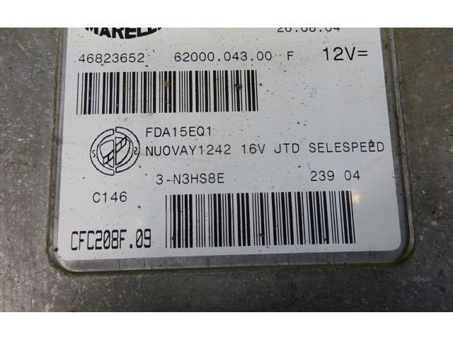 Блок управления двигателем Блок управления 46823652   Lancia Ypsilon