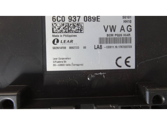 Блок управления 6C0937089E   Skoda Fabia Mk3 (NJ)