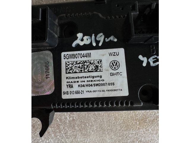 Блок управления климат-контролем 5GM907044M, 5HB01365021 Volkswagen Jetta USA