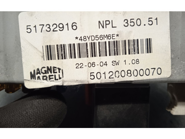 Модуль управления BSM 51732916, 501200800070   Fiat Idea    