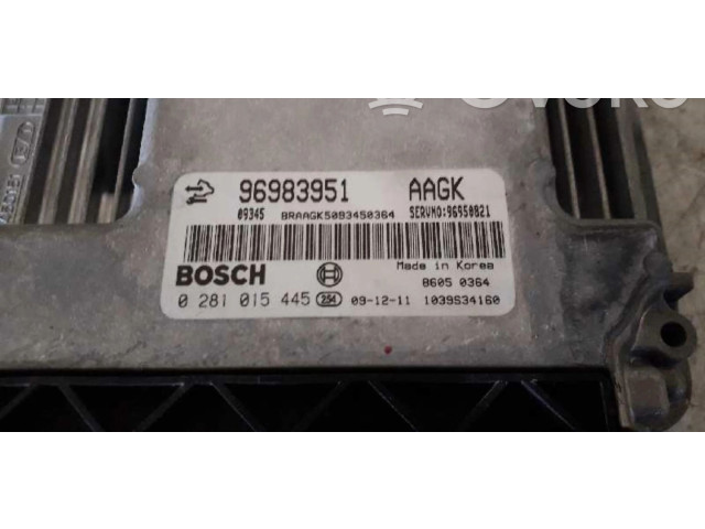 Řídící jednotka 96983951 Chevrolet Cruze 2010