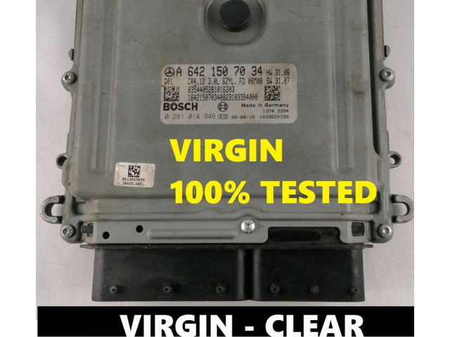 Блок управления двигателя 0281014946, A6421507034   Mercedes-Benz ML W164