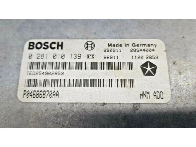 Řídící jednotka 0281010139, nr1573 Chrysler Voyager 2004