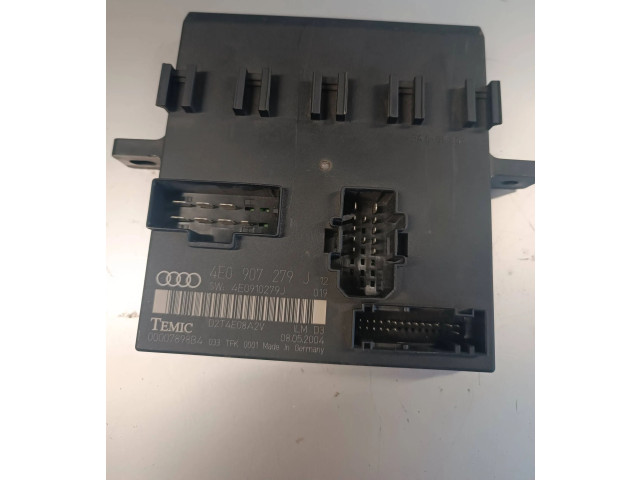 Zámek zadních dveří 4E0907279J, 00007898B4 Audi A8 S8 D3 4E 2004