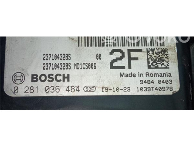 Блок управления 0281036484, 1039T40978   Dacia Lodgy