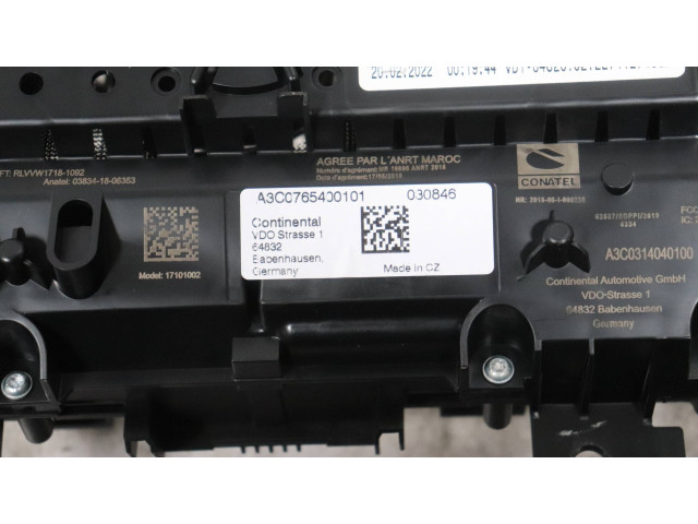 Панель приборов 654920790D, 2274127456 Skoda Scala