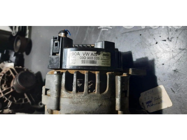 Генератор 03D903025J   Skoda Fabia Mk2 (5J)  