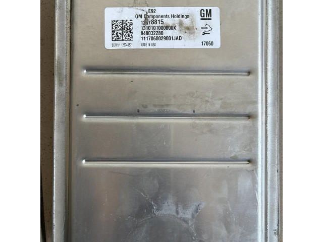 Řídící jednotka 848032280, 1117060029001JAD Chevrolet Corvette C7 2017