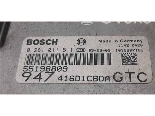 Блок управления 551998809, 0281011511 Alfa Romeo GT