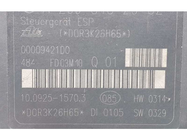 ABS Steuergerät A0044316212, A004431621280 Mercedes-Benz C W203 2003