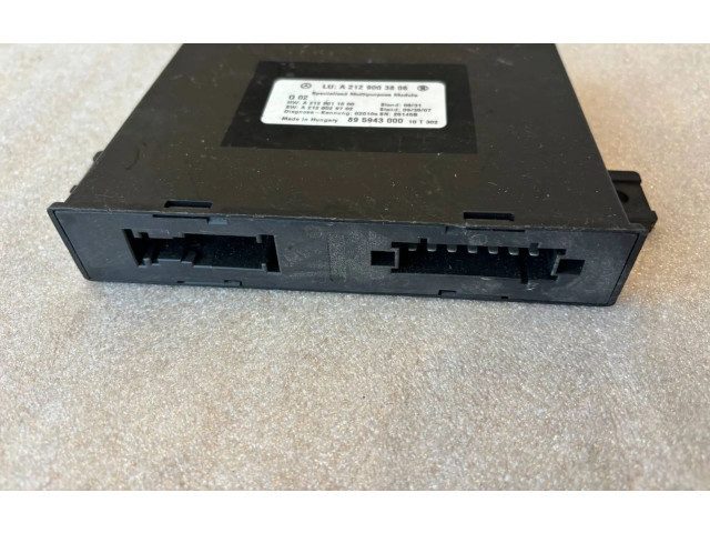 Блок комфорта A2129003806, 895943000   Mercedes-Benz E W212   