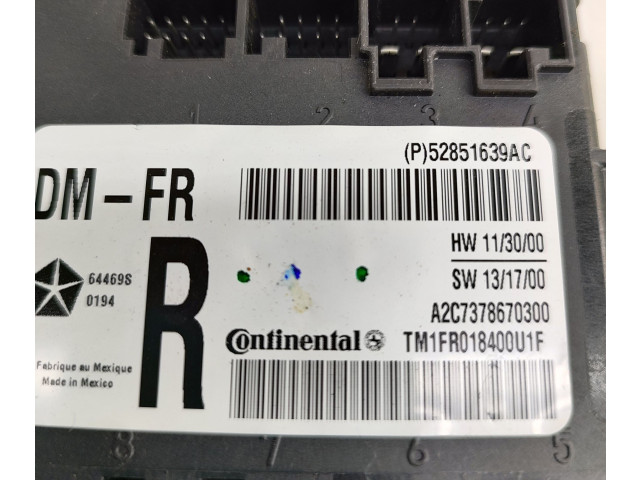 Vstřikovač A2C7378670300, 52851639AC Maserati Quattroporte M 15746 D