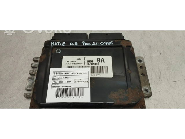 Блок управления двигателя 96801800   Chevrolet Matiz