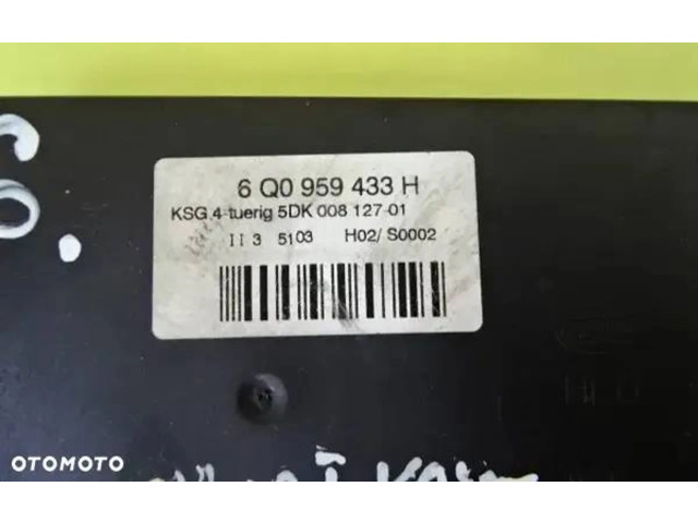 Блок комфорта 6Q0959433H Skoda Fabia Mk1 (6Y)