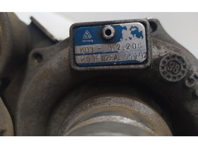 Турбина Citroen Xsara 1.9 K03352206, K03028AL55192