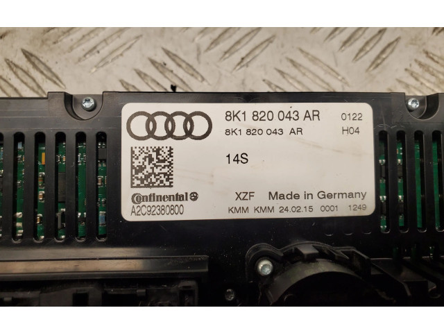 Блок управления климат-контролем 8K1820043AR   Audi Q5 SQ5