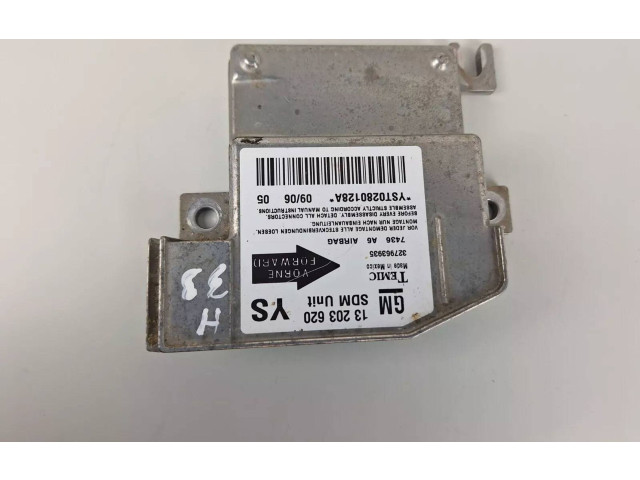 Блок подушек безопасности 13203620 Opel Meriva A
