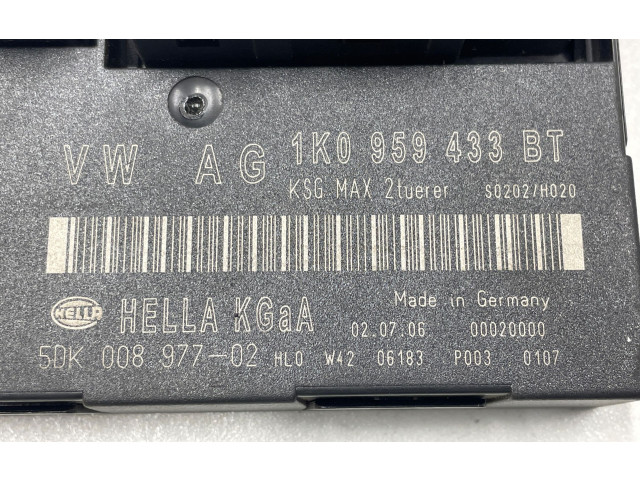 Блок комфорта 1K0959433BT, 00020000   Skoda Octavia Mk2 (1Z)   