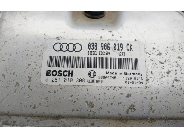 Блок управления двигателем Блок управления 038906019CK   Audi A3 S3 8L