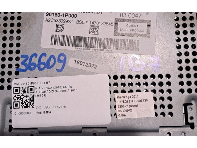 Радио/ проигрыватель CD/DVD / навигация 961601P000, 961601P000   KIA Venga