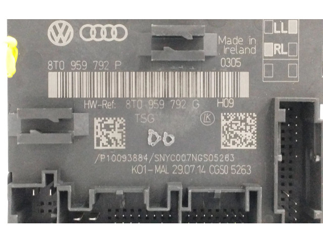 Блок управления 8T0959792P, CONTROLPUERTA   Audi A4 Allroad