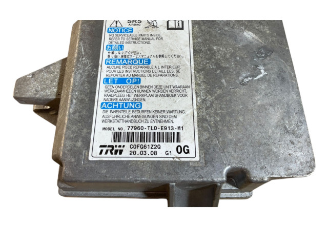 Блок подушек безопасности 77960TL0E913M1   Honda Accord