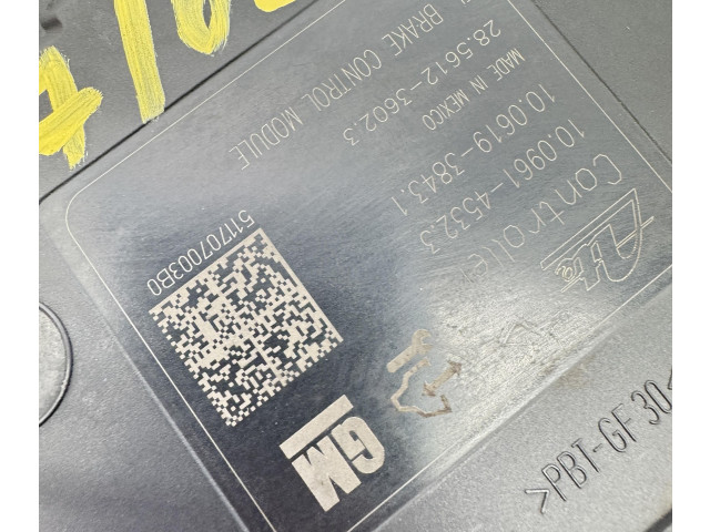 Jednotka ABS 13379599, 13379599 Fiat Sedici 2009