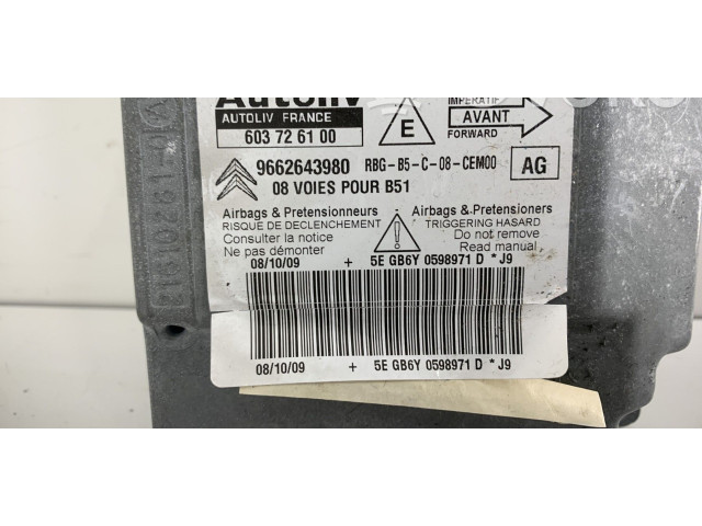 Блок подушек безопасности 0000654635   Citroen C4 I