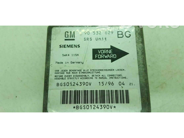 Блок подушек безопасности 90532629BG   Opel Corsa B