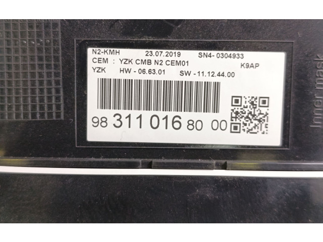 Панель приборов 983110168000 Peugeot Partner III