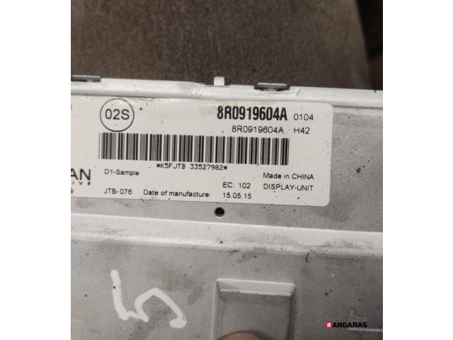 Дисплей 8r0919604a Audi Q5 SQ5