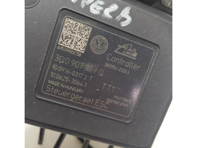 Блок АБС 3Q0907379Q, 5Q0614517Q Skoda Superb B8 (3V) 2015-2024 года