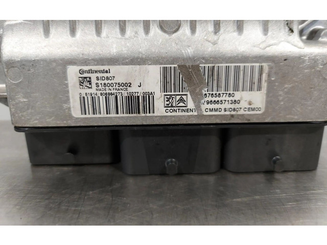 Блок управления двигателем Блок управления 9676587780   Peugeot 3008 I