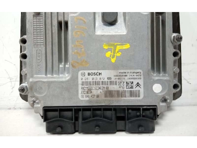 Řídící jednotka 0281013872, 9664843780 Citroen Berlingo 2010