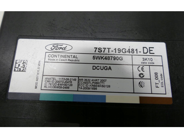 Блок комфорта 7S7T19G481DE   Ford Mondeo MK IV   