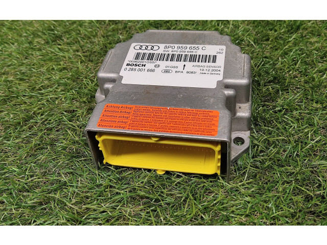 Блок подушек безопасности 8P0959655C, 0285001666 Audi A3 S3 8P
