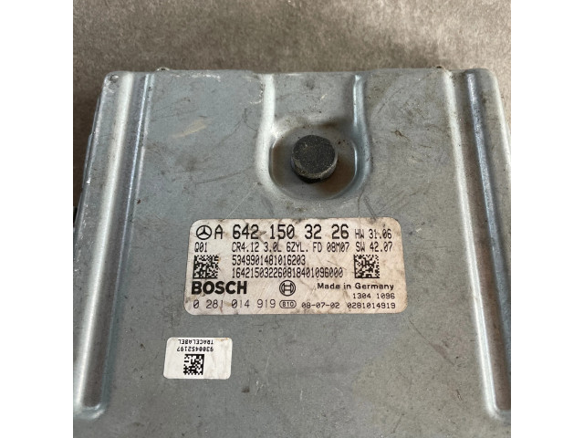 Řídící jednotka A6421503226, 0281014919 Mercedes-Benz E W211 2008