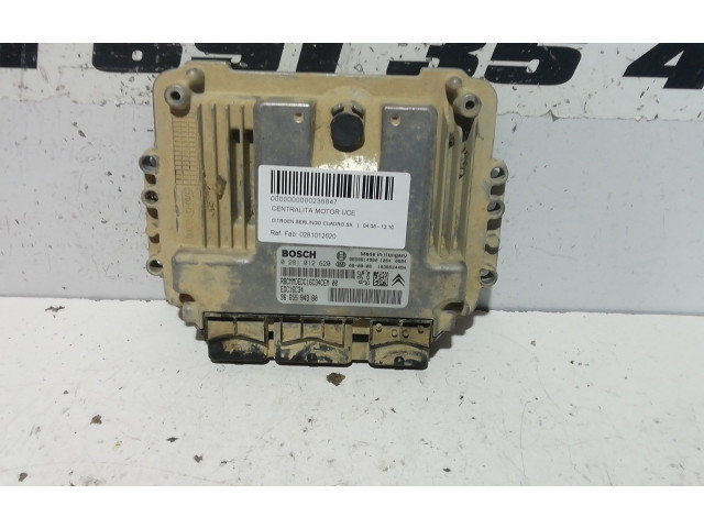 Блок управления двигателя 0281012620, 9665594380 Citroen Berlingo