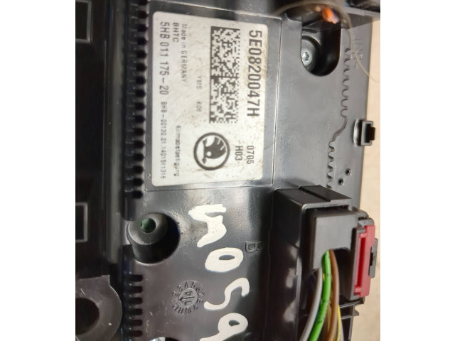 Блок управления климат-контролем 5E0820047H, 5HB01117520 Skoda Octavia Mk3 (5E)