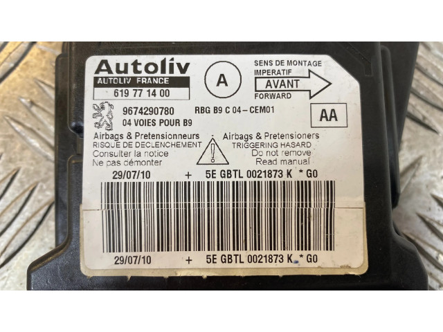 Блок подушек безопасности 9674290780, 619771400 Citroen Berlingo