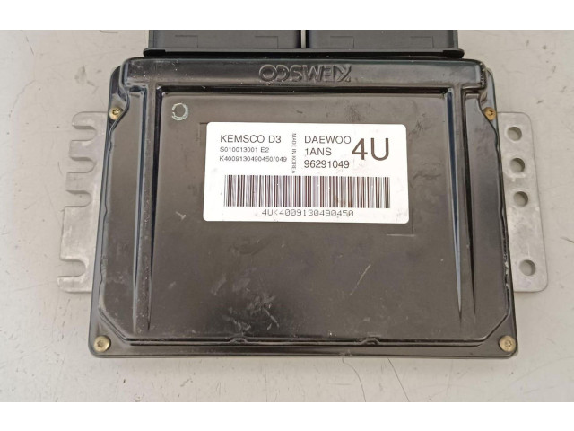 Блок управления двигателя 96291049, 96291049   Chevrolet Matiz