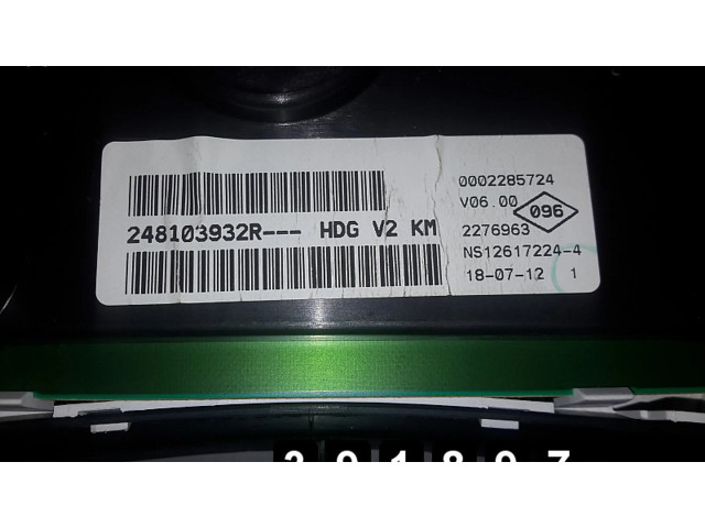 Панель приборов Dacia Lodgy