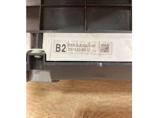 Панель приборов 78100SJDG012M, 2574208672 Honda FR-V