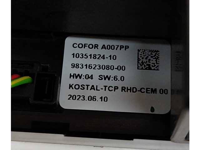 Дисплей    9831623080, 9840456580   Citroen C4 III e-C4