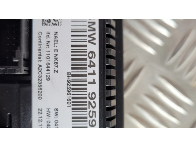 Блок управления климат-контролем 9259616   BMW X3 F25