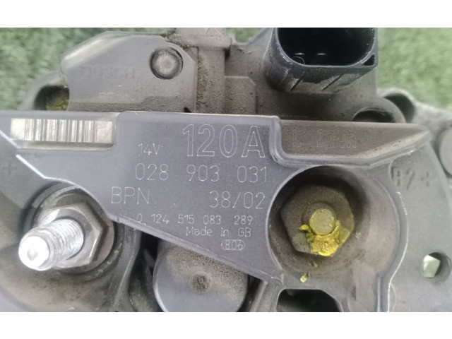 Генератор 028903031, BOCHS Skoda Superb B5 (3U)
