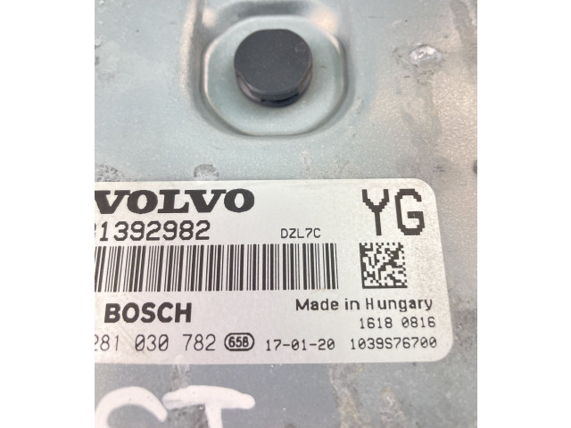Řídící jednotka 31392982, 0281030782 Volvo XC90 2012